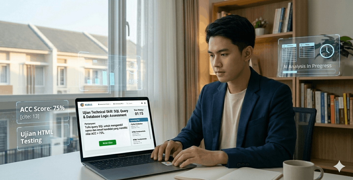 Kubus Online Technical Exam Dashboard